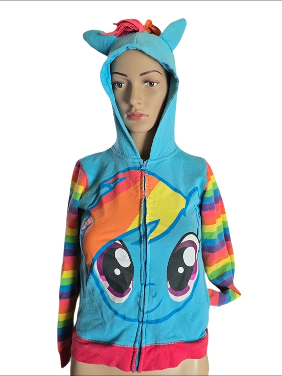 My Little Pony Other - My Little Pony Rainbow Dash Zip Hoodie - Size 8-10 (girl)
